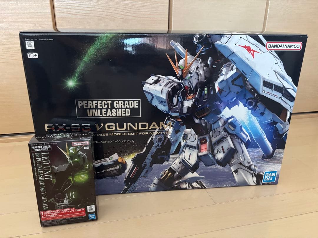 PG UNLEASHED 1/60 νガンダム　LEDユニット　おまけ付き