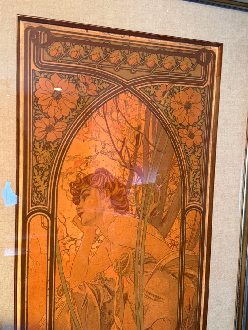 アルフォンスミュシャAlfons Mucha オリジナル　リトグラフ 1899年
