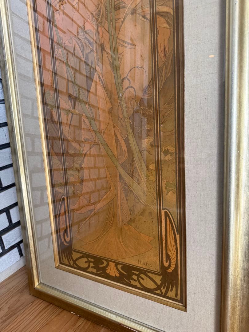 アルフォンスミュシャAlfons Mucha オリジナル　リトグラフ 1899年