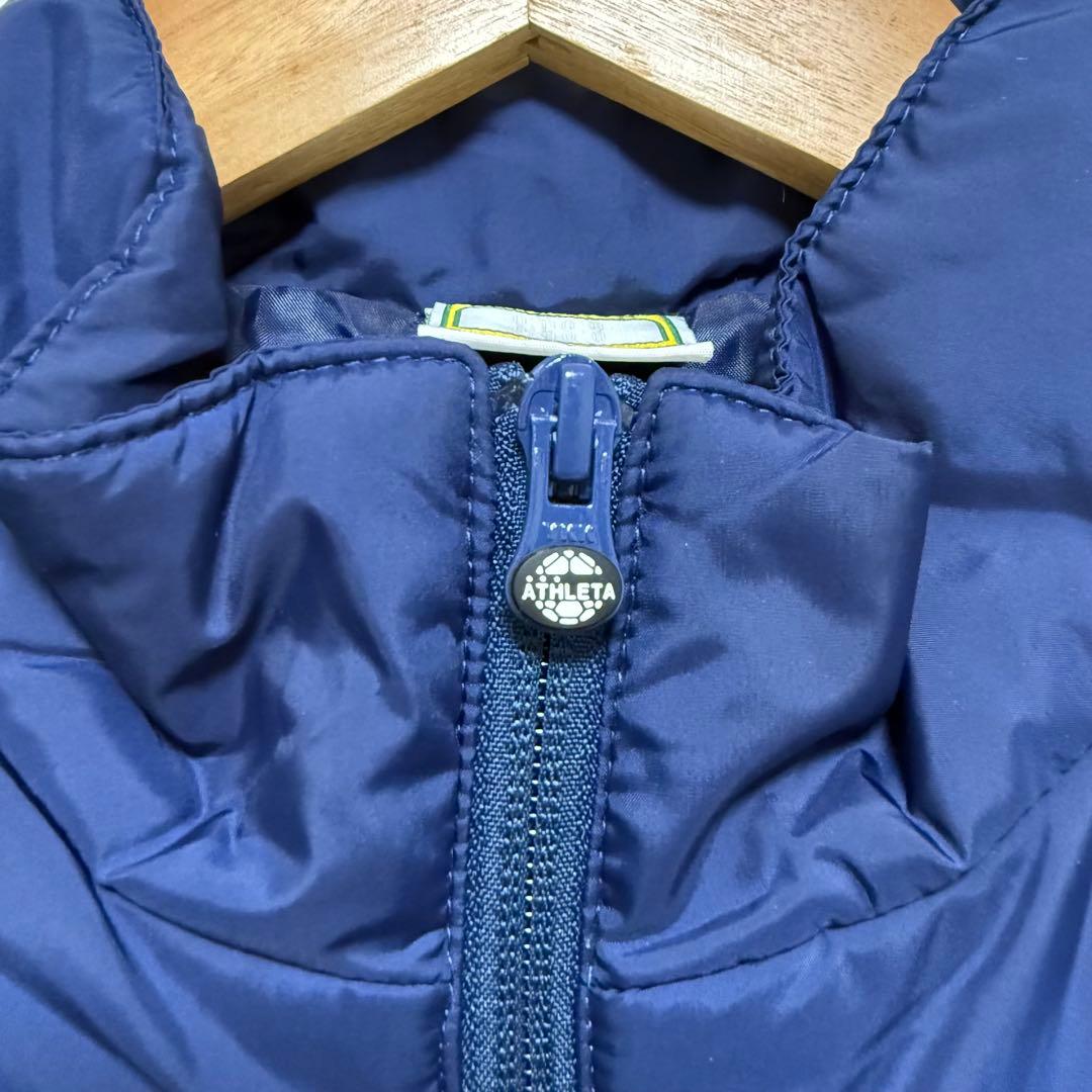 超美品 アスレタ ATHLETA 中綿ウォームジャケット ウインドブレーカー L