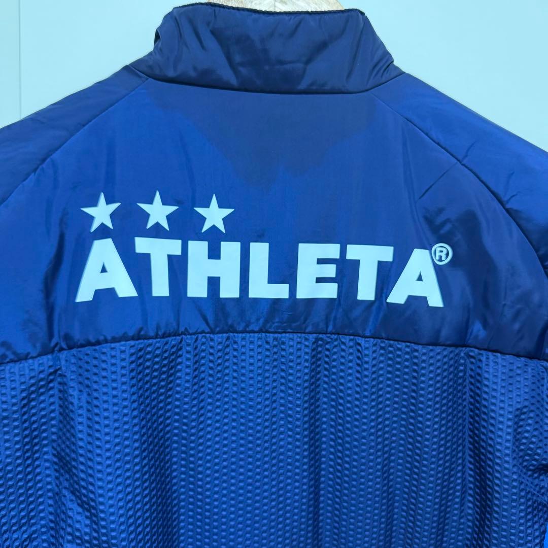 超美品 アスレタ ATHLETA 中綿ウォームジャケット ウインドブレーカー L