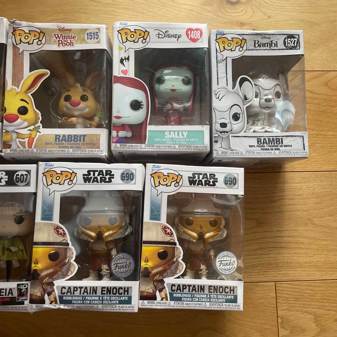 匿名発送！Funko POP フィギュア　ディズニー　スターウォーズ　9個セット