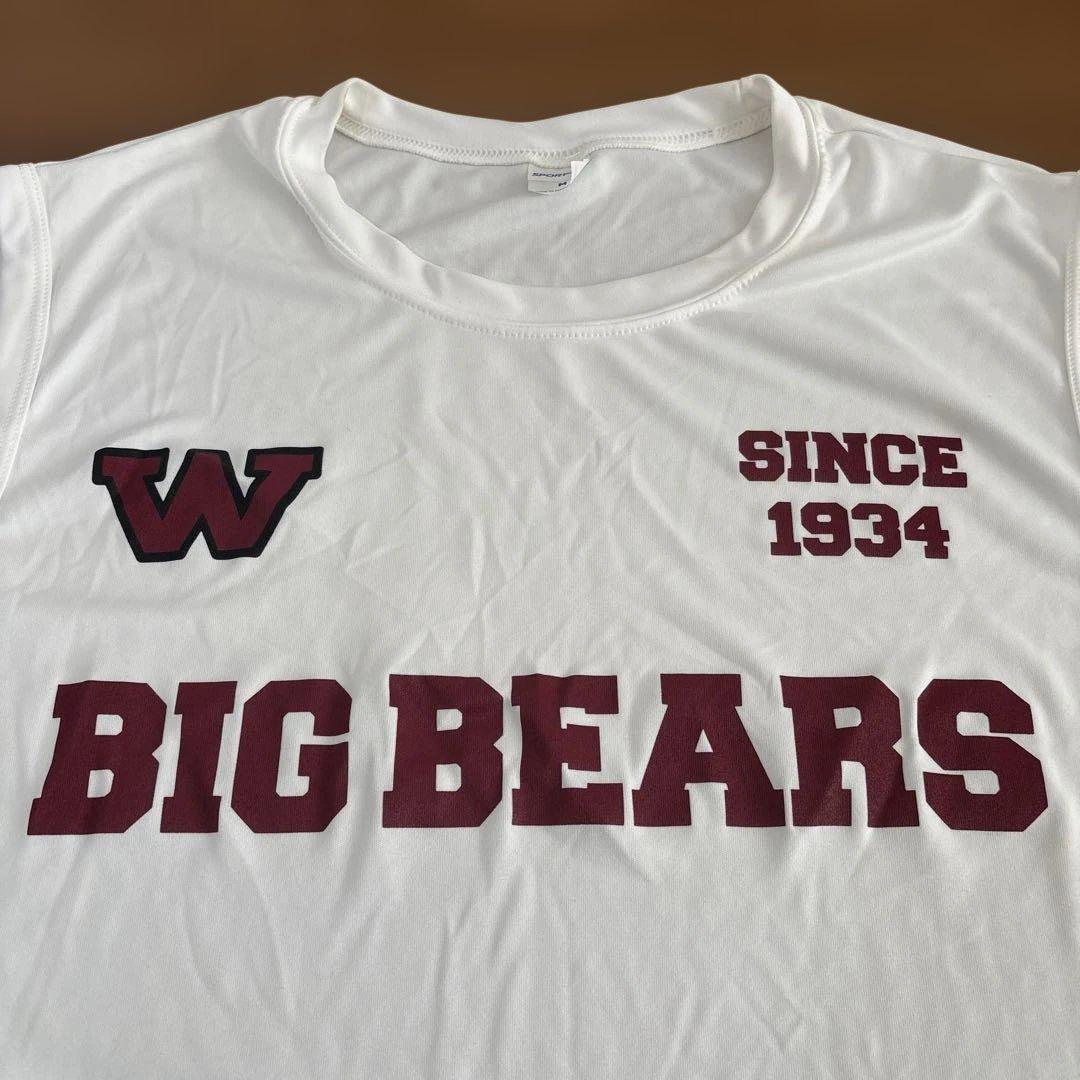 早稲田大学米式蹴球部\"BIG BEARS\"試合用アンダーシャツMサイズ