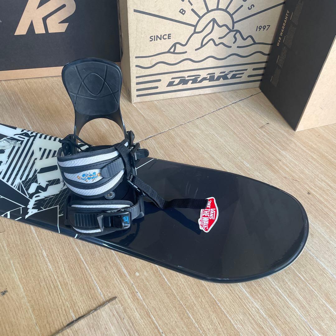 ZUMA×SALOMON　キッズスノーボードセット　バインディング付4点セット