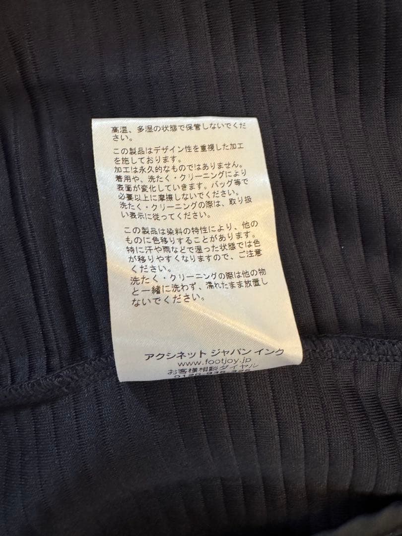 【ついつい】フットジョイ　ネイビー ジャケット ストレッチ素材