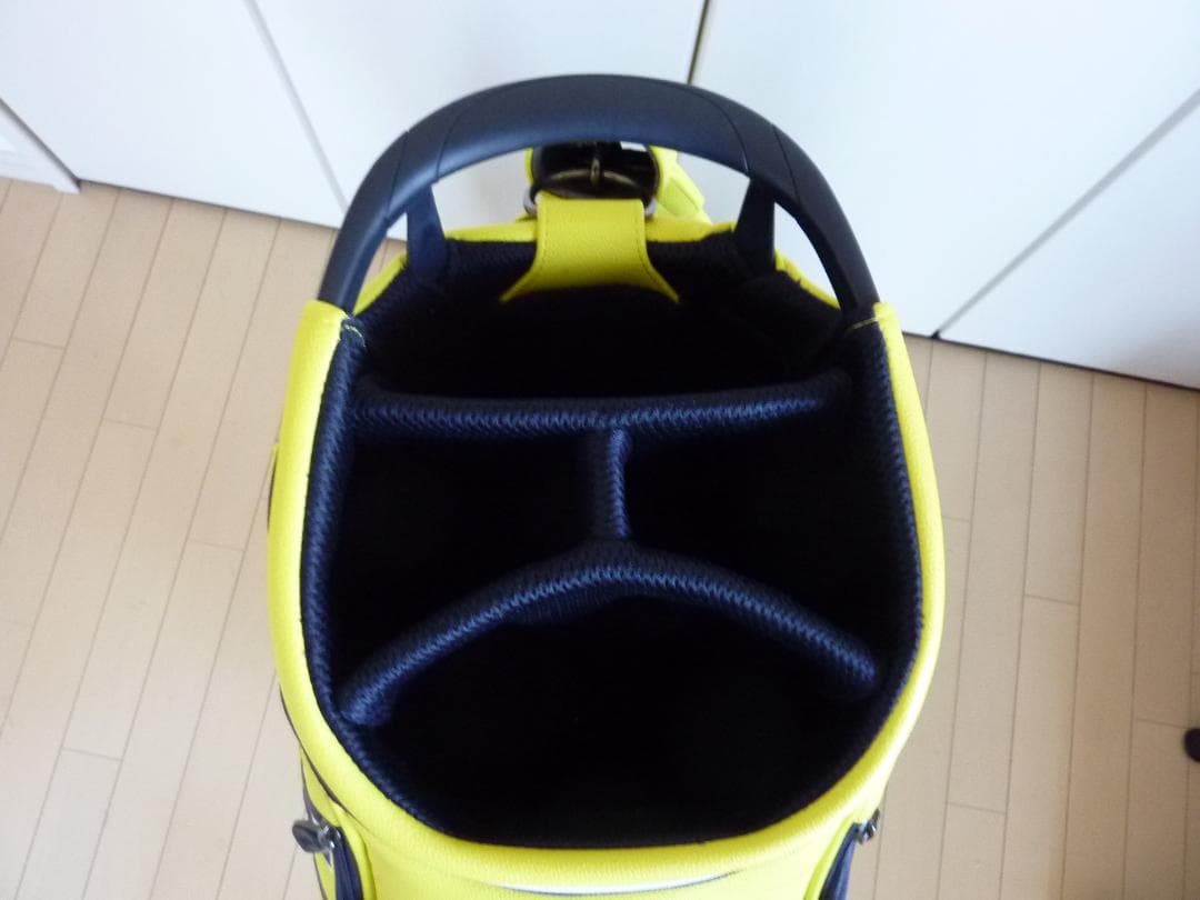 PINGピン２０２５年モデル完売品９.５型４分割イエローキャディバッグ