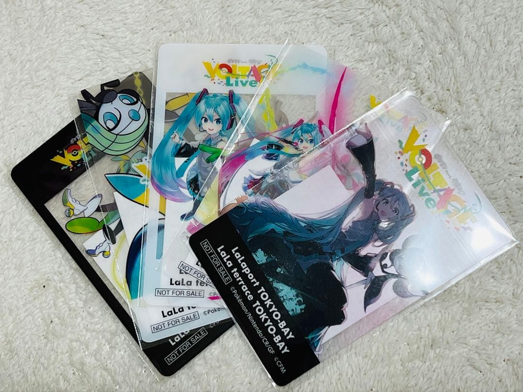ポケモン✕初音ミク ららぽーと東京ベイ限定 クリアカード 全50種コンプ未開封