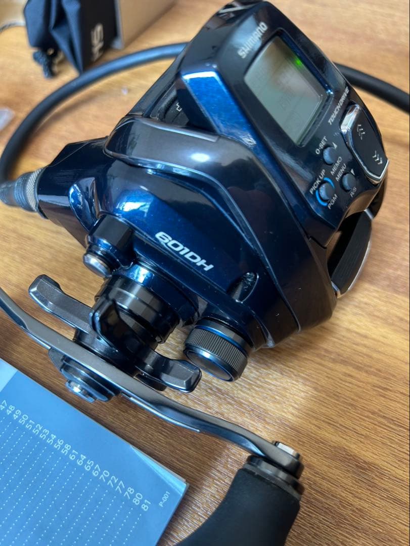 シマノ 20 フォースマスター601DH 電動リール　28.4km、93時間