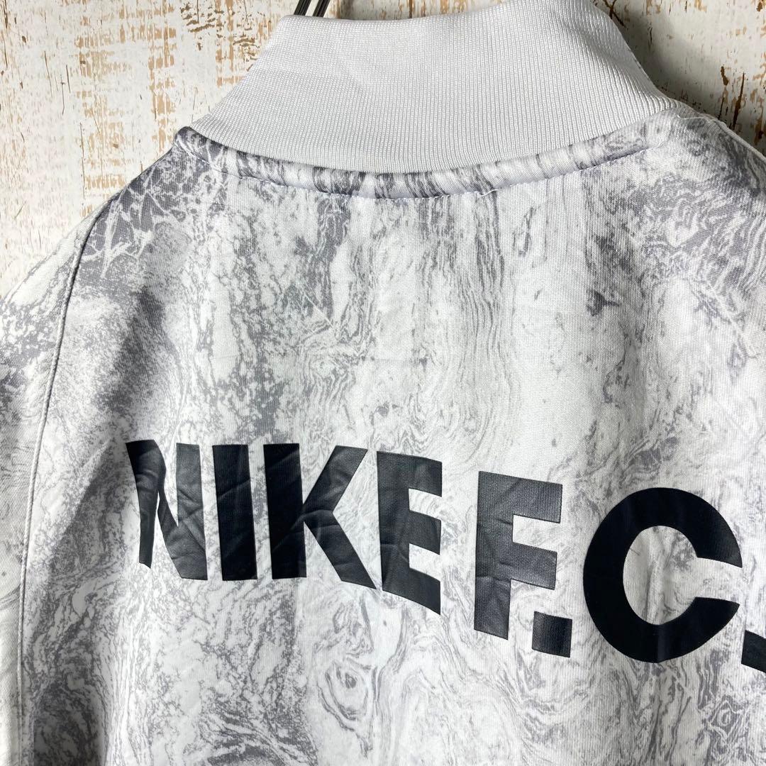ナイキFC サッカー ジャージ レアデザイン ホワイト アメリカ古着US古着