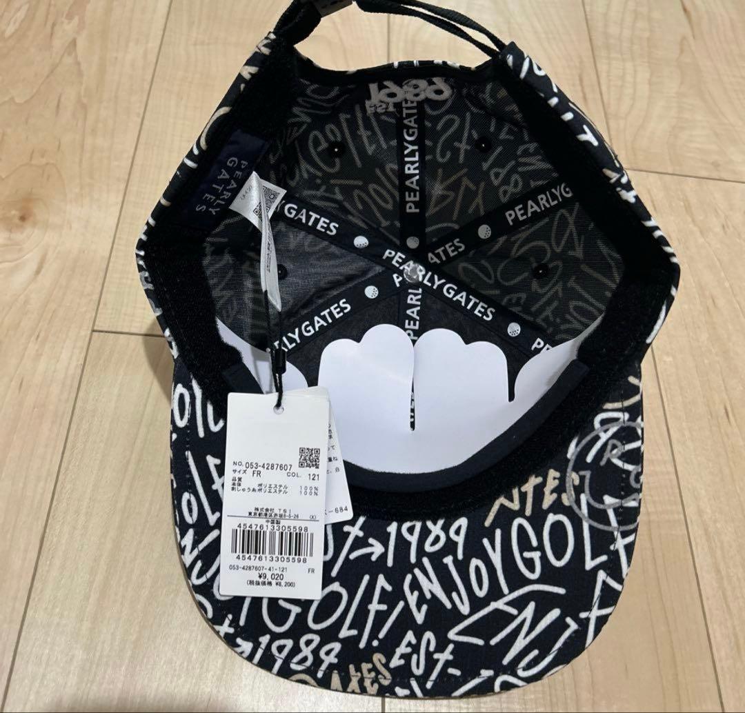 ★新品正規品 PEARLYGATES/ ストリート柄 フラットブリムキャップ