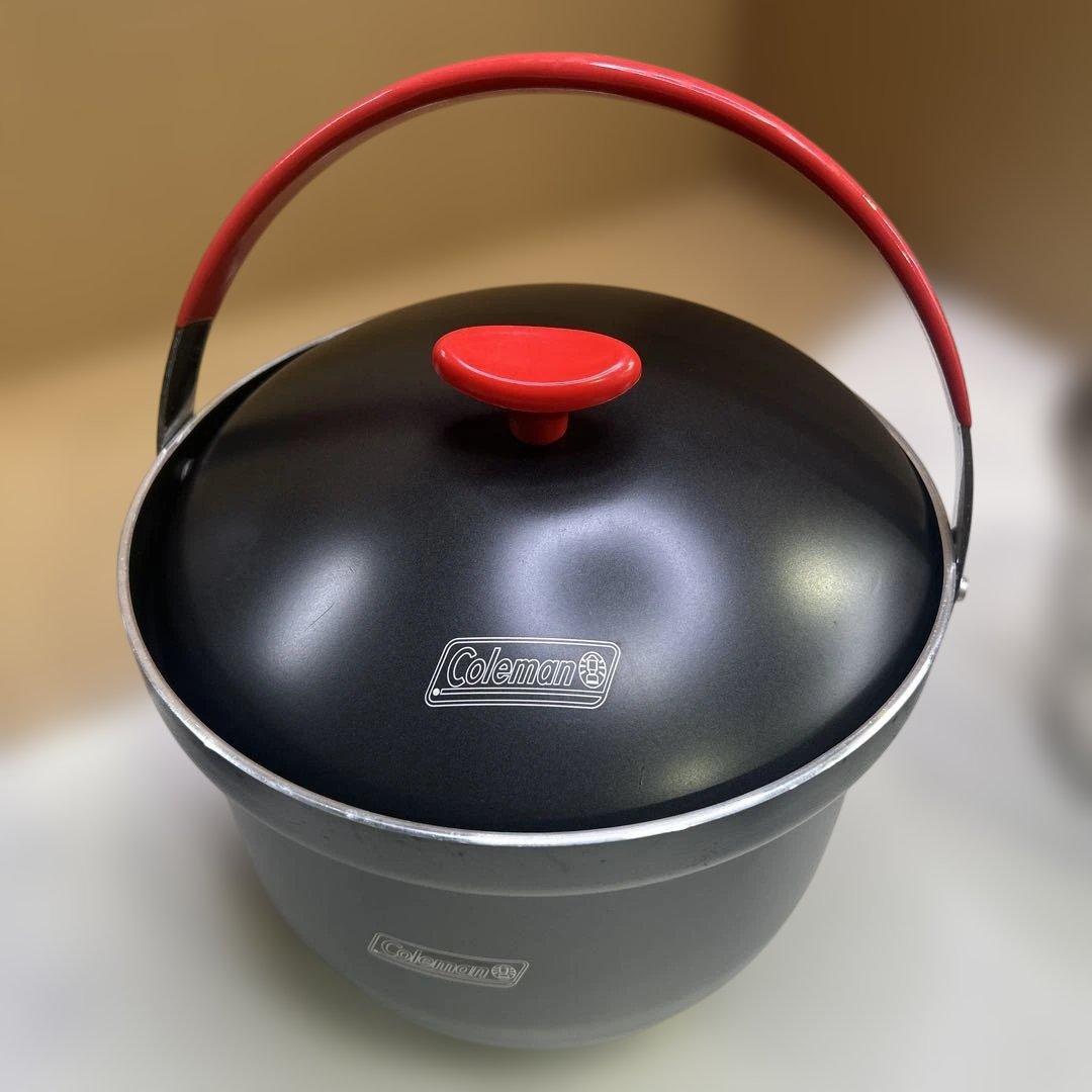6074【美品】Coleman コールマン アルミクッカー