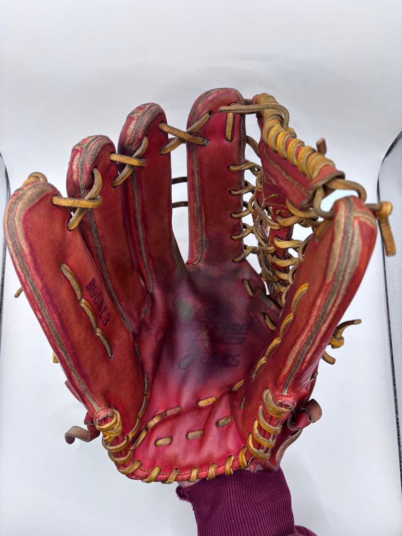 【即戦力】アシックス ゴールドステージ　硬式グローブ　外野用　左用