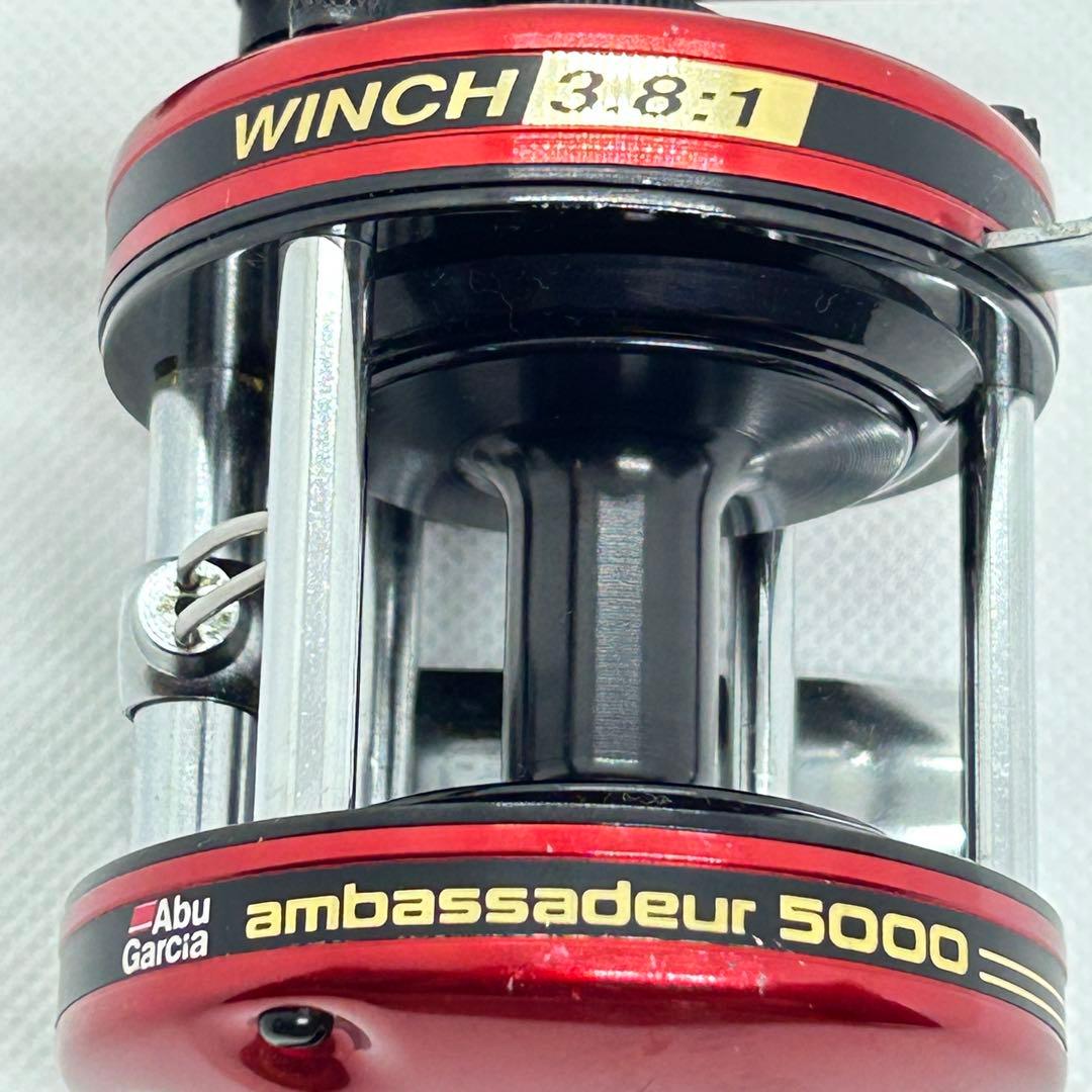 【良品】アブガルシア アンバサダー 5000 WINCH 3.8:1 両軸リール