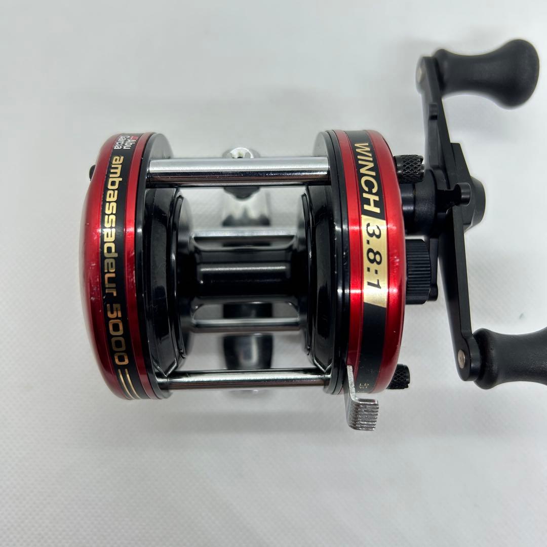 【良品】アブガルシア アンバサダー 5000 WINCH 3.8:1 両軸リール