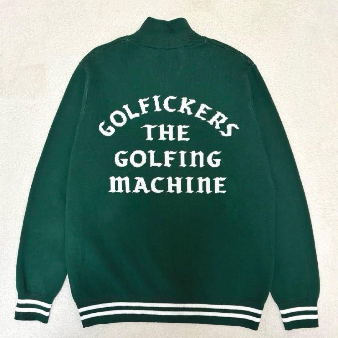 Golfickers ゴルフィッカーズ ジップ ニット ジャケット グリーン L