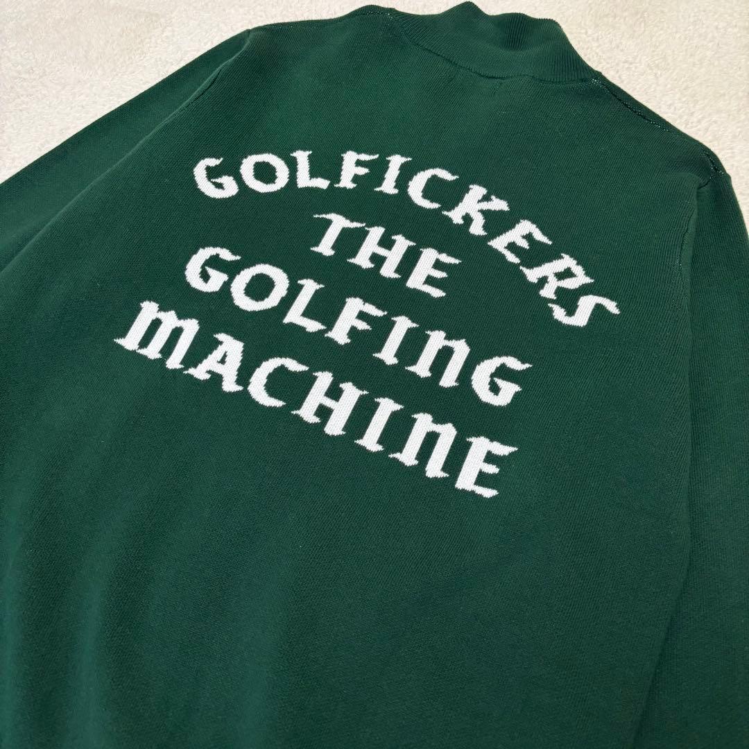 Golfickers ゴルフィッカーズ ジップ ニット ジャケット グリーン L