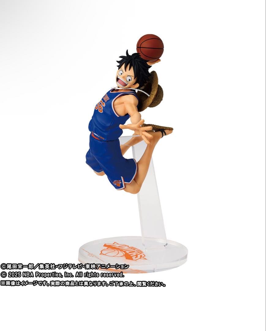 ONE PIECE×NBA ルフィ　NEW YORK KNICKS