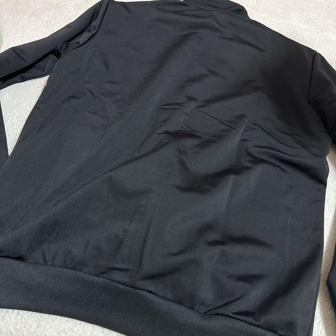 新品adidasメンズパンツロゴ　ジャージ上下セット黒Lサイズ長袖スポーツウェア