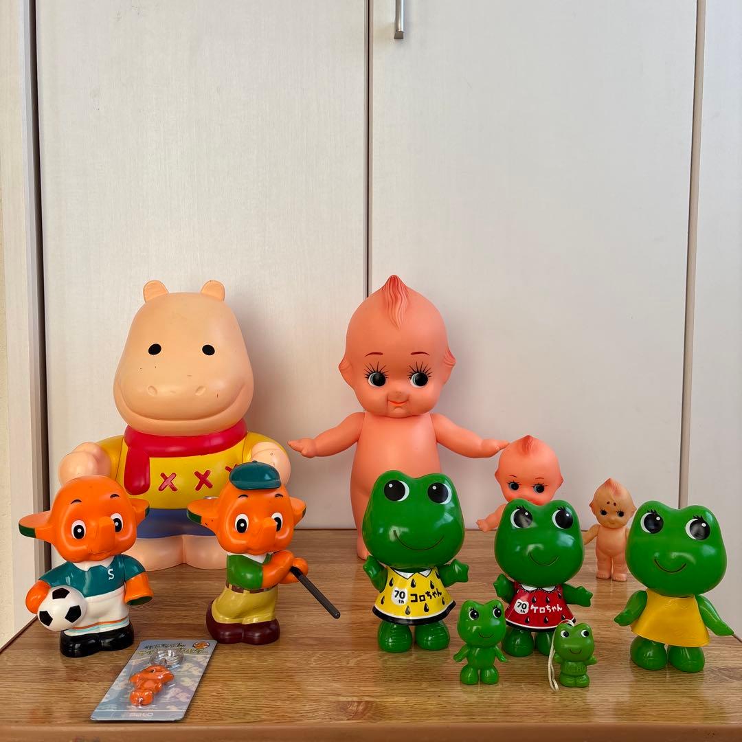 キューピーちゃん、コロチャンケロちゃん、サトちゃん、カバくん、
