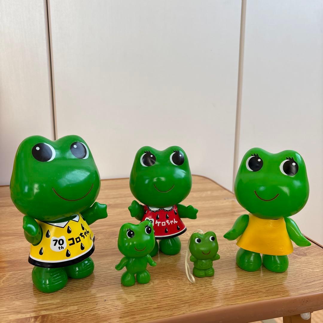 キューピーちゃん、コロチャンケロちゃん、サトちゃん、カバくん、