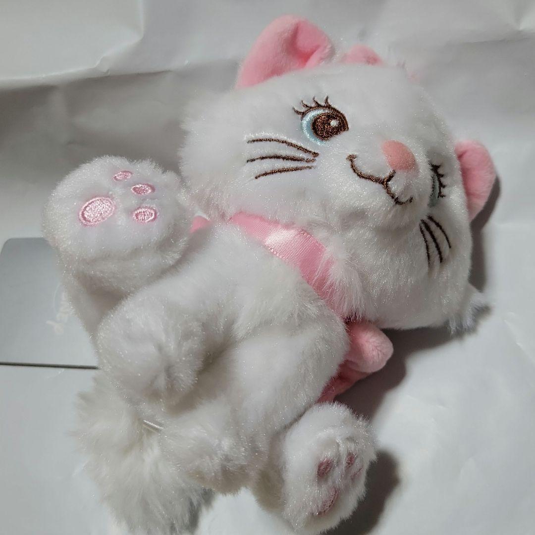 ディズニー　マリー おしゃれキャット ぬいぐるみキーホルダー
