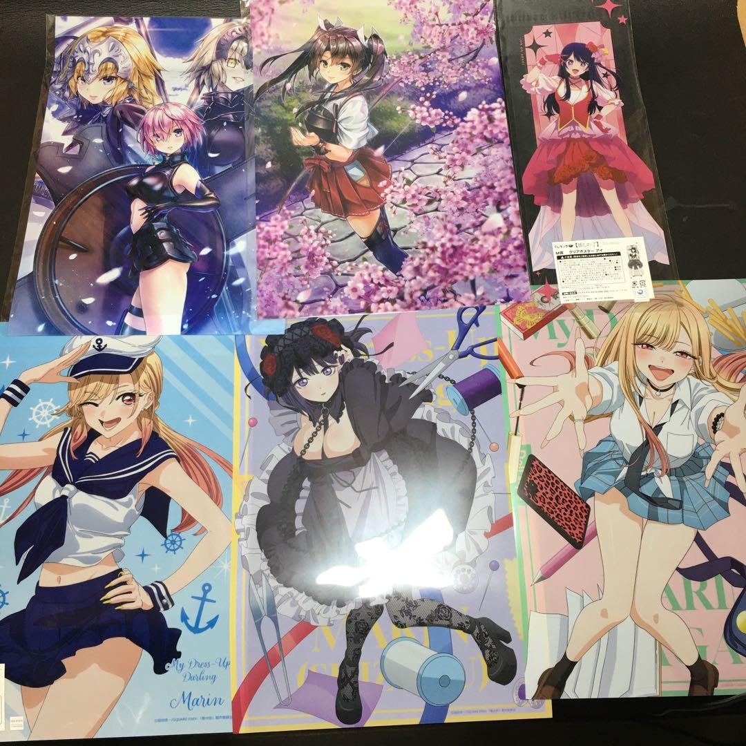 アニメビジュアルボード、ビジュアルシート等　大量まとめ売り 約275枚