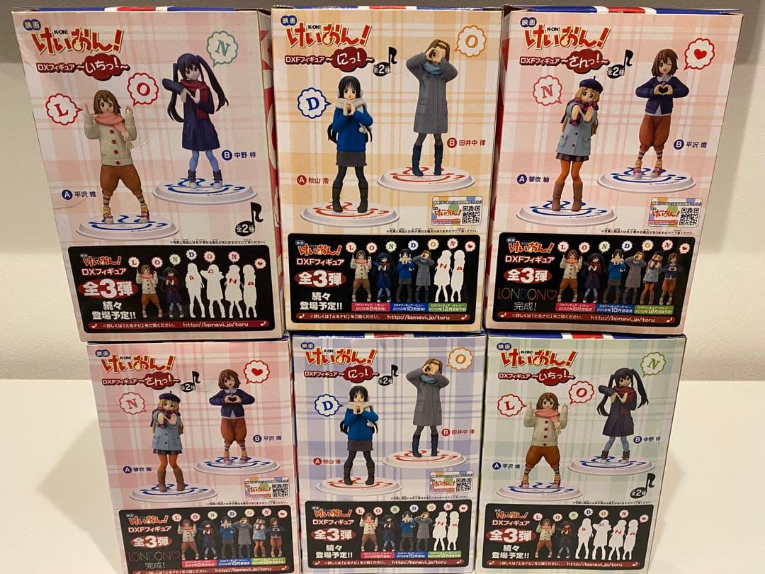 けいおん! フィギュアセット 全6体