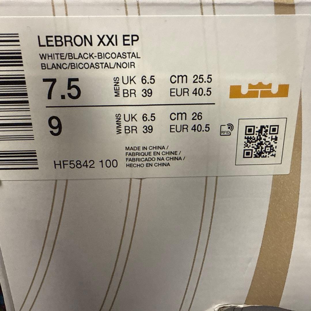 シューズ(男性用) LEBRON XXI EP 25.5cm