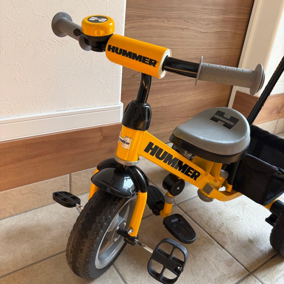 HUMMER 三輪車 自転車 ハマー 手押し棒付き