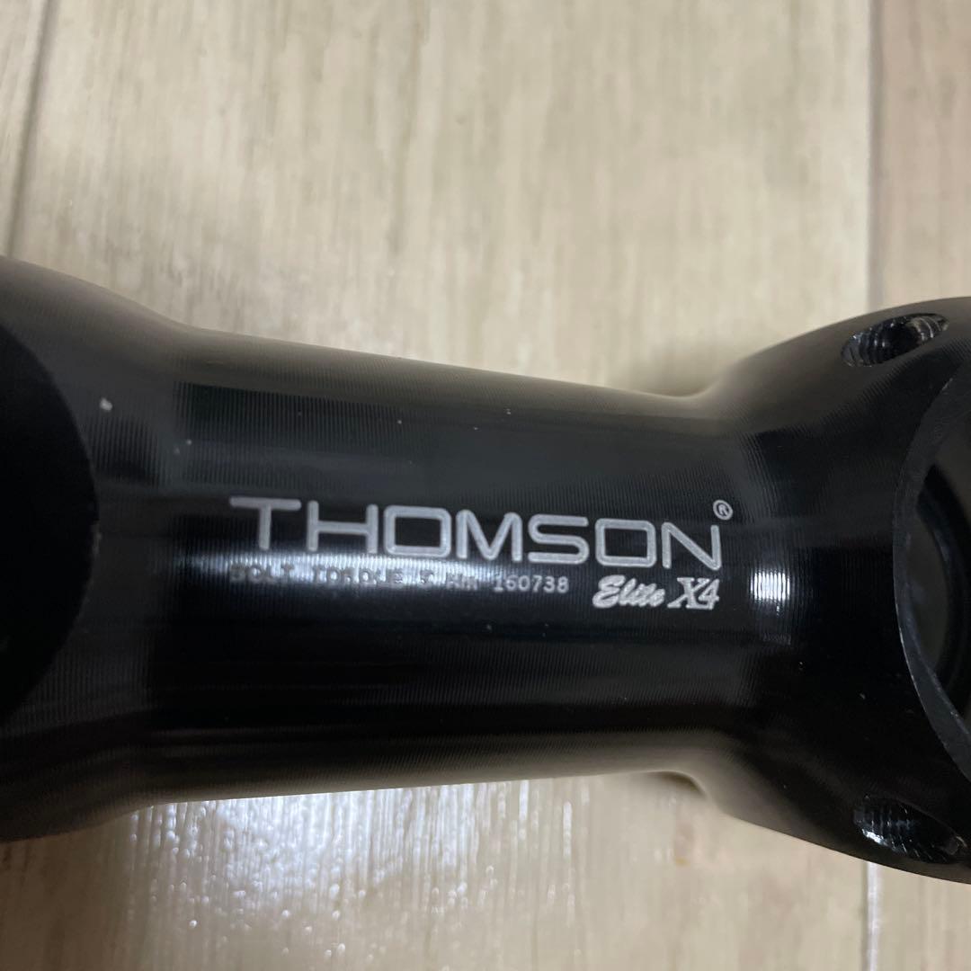 THOMSON Elite X4 ステム 0° 31.8mm ブラック100mm