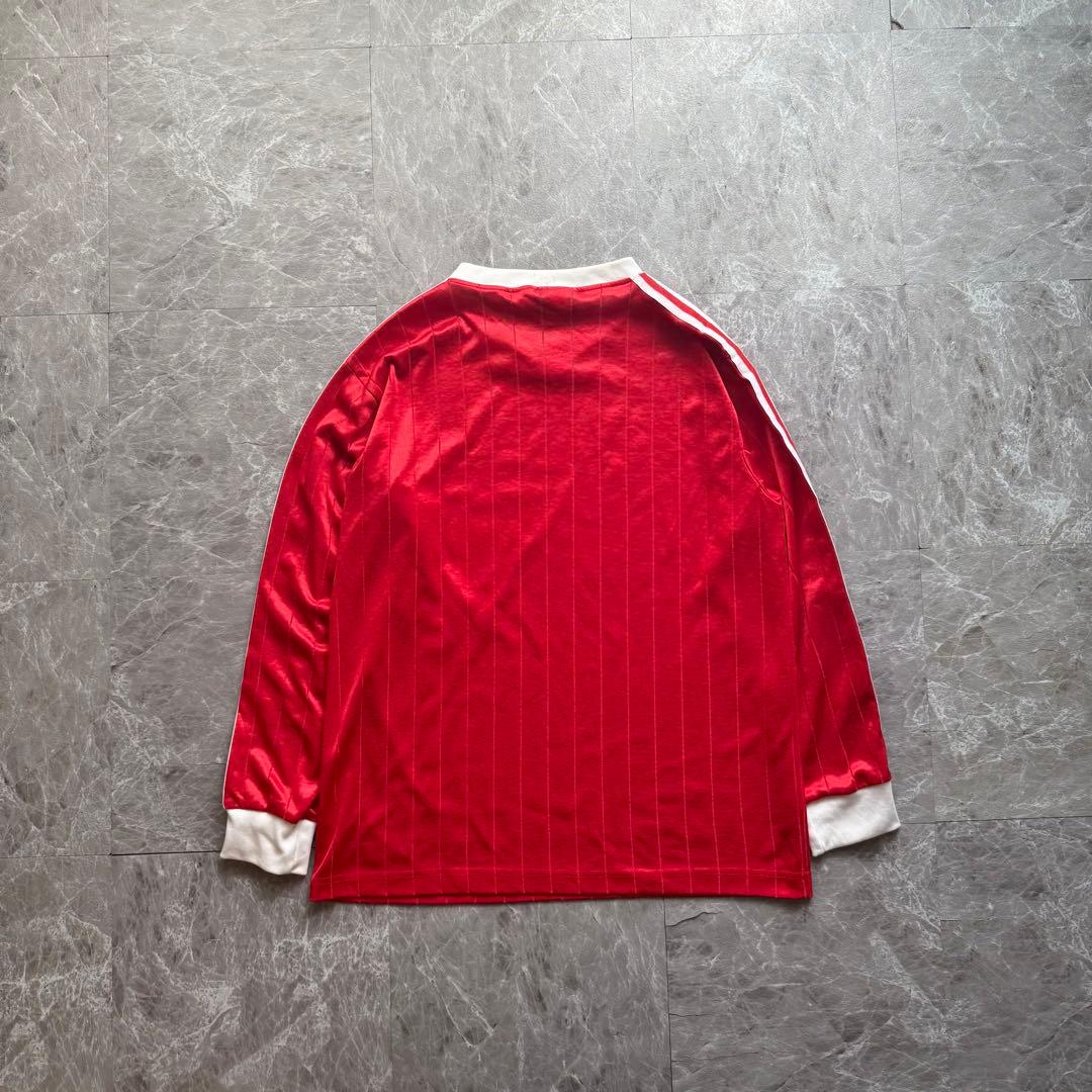 usa製　old adidas ゲームシャツ　ストライプ　長袖　オリジナルス