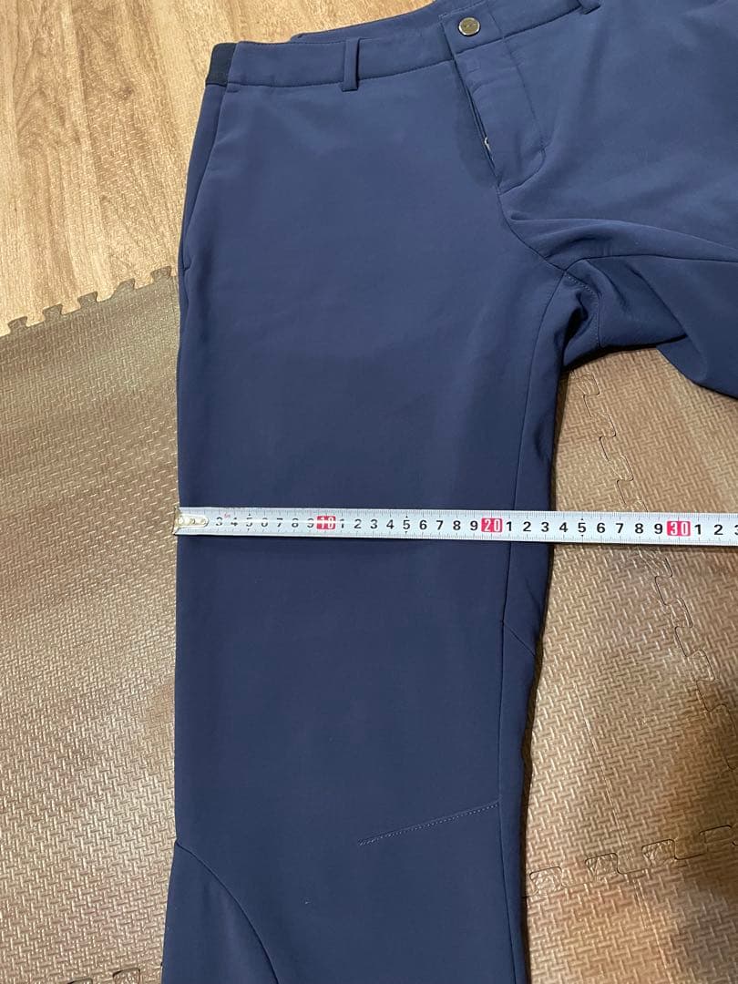 RLX ゴルフ 裏起毛ストレッチゴルフパンツ 30 ネイビー 春秋冬用