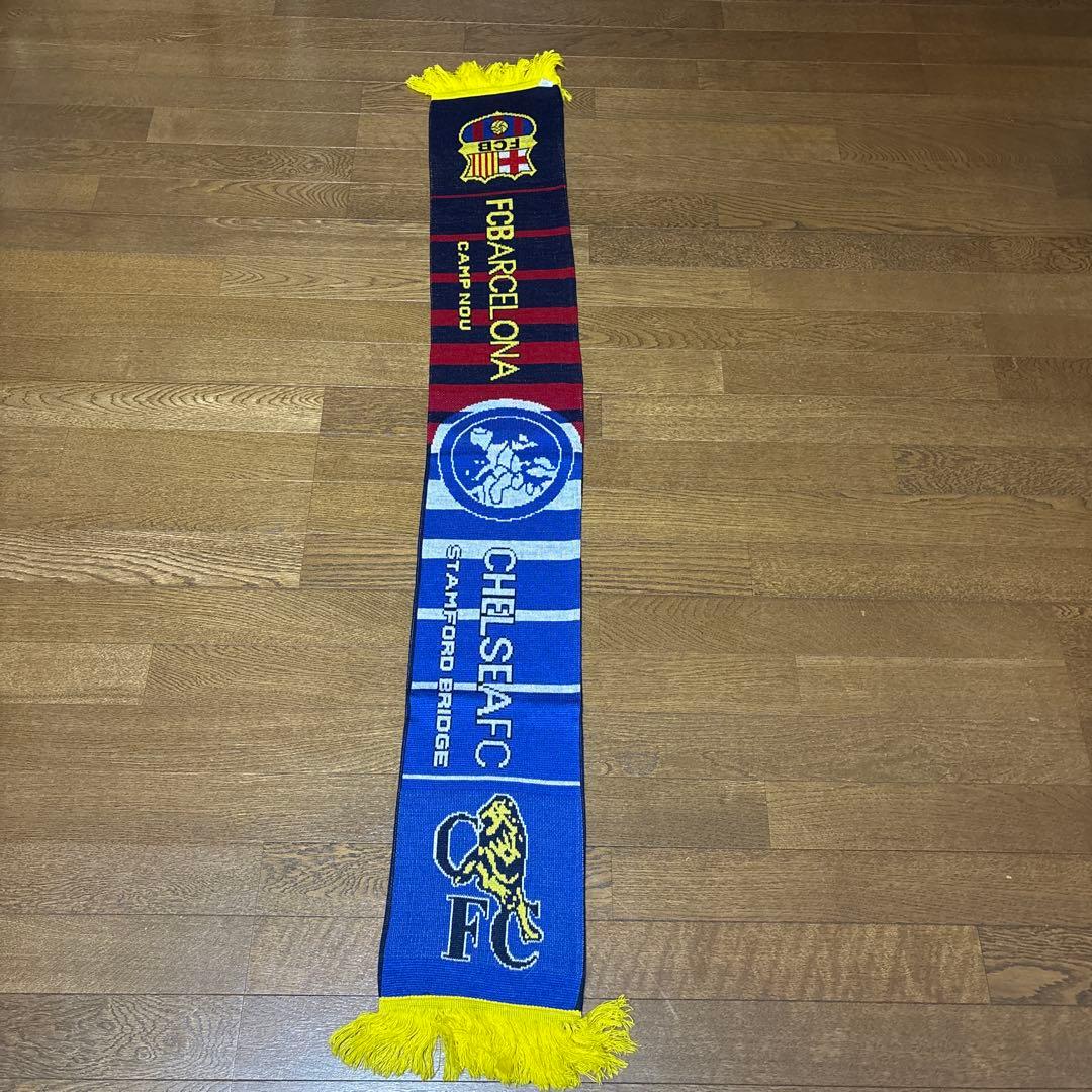 バルセロナ　チェルシー　マフラー　ユニフォーム