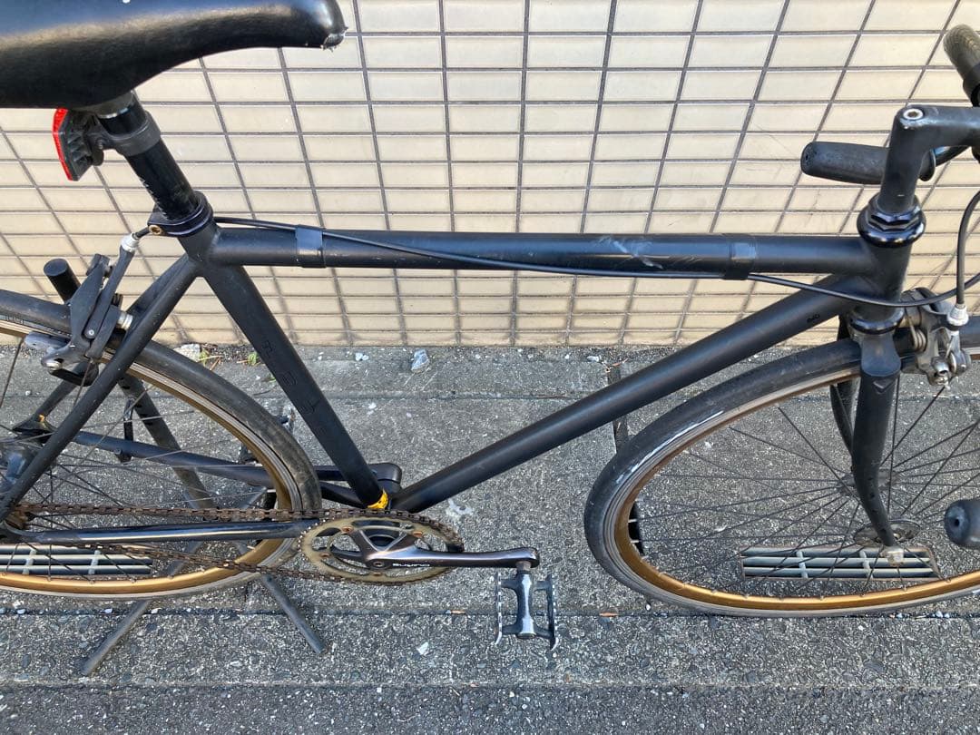 人気 FUJI FEATHER フジ フェザー サイズ49cm クロモリフレーム