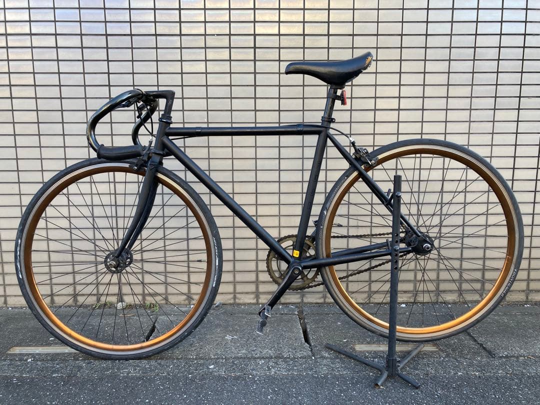 人気 FUJI FEATHER フジ フェザー サイズ49cm クロモリフレーム