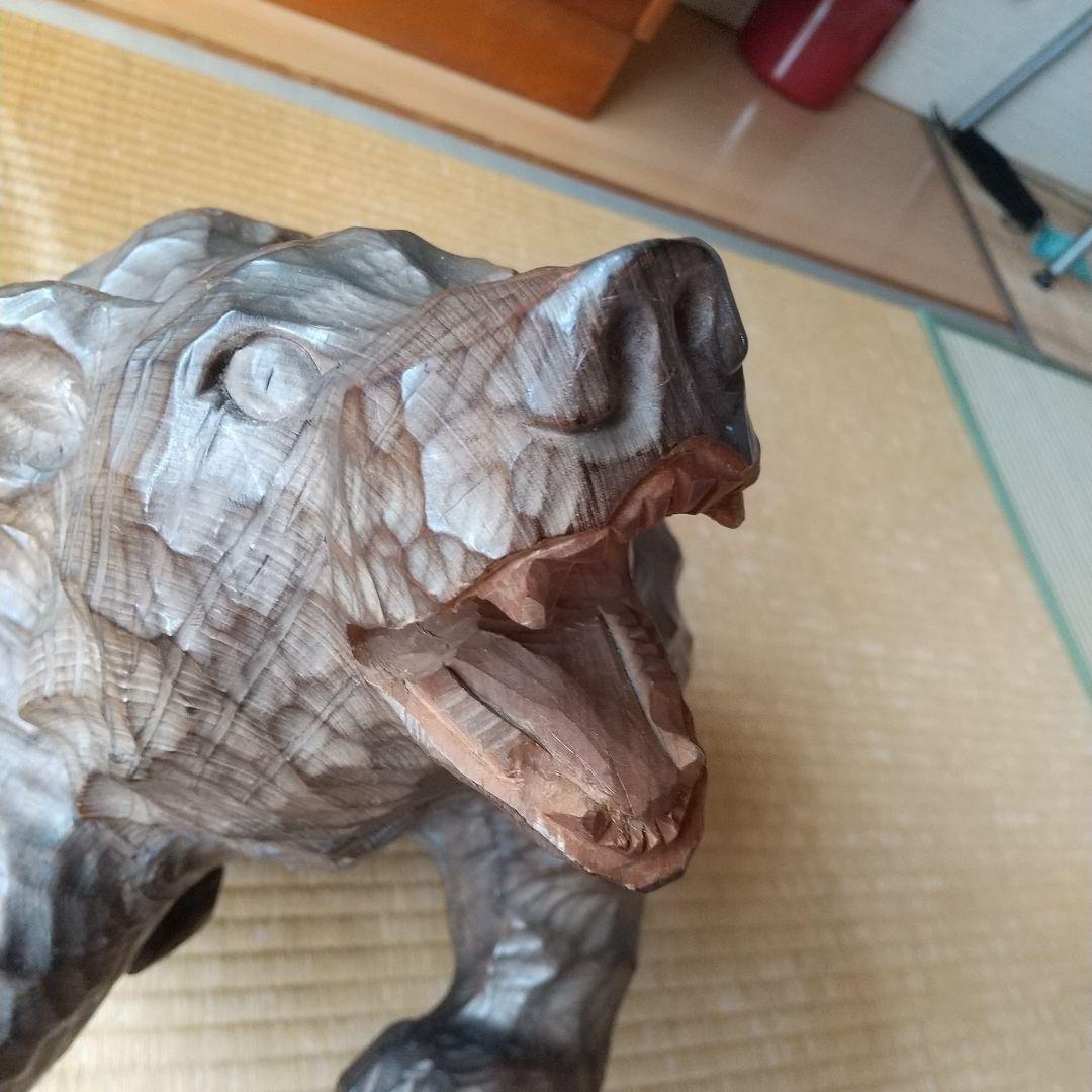 大型木彫り熊 北海道土産