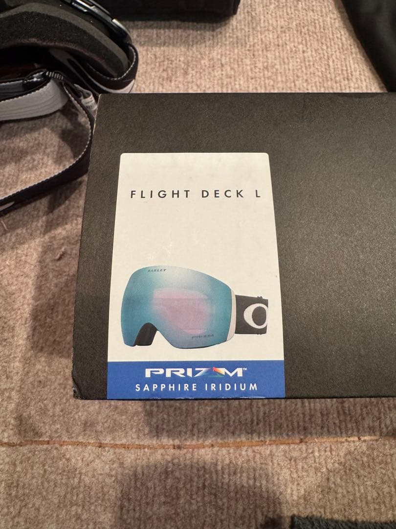 FLIGHT DECK L Sapphire Iridium ゴーグル
