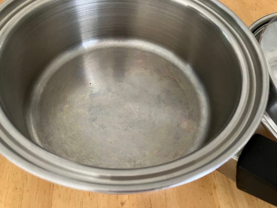 USA リーガル社製の無水鍋　鍋セット　片手鍋 ステンレス 中古品