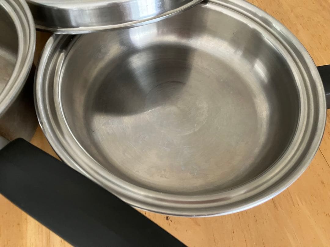USA リーガル社製の無水鍋　鍋セット　片手鍋 ステンレス 中古品