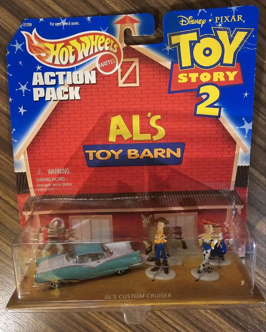 トイストーリー　ホットウィール　ディズニーワイルドレーサー　　2品セット