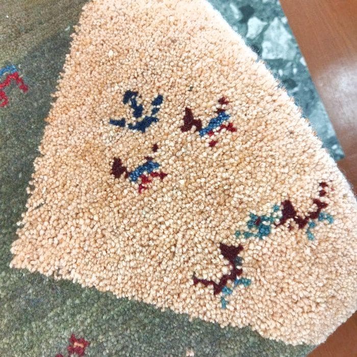 値下げ可能ミニギャベ●37×45㎝●手織●本物●新品未使用 遊牧民が紡ぐギャッベ
