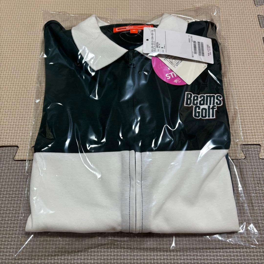 BEAMS GOLF ラーガーシャツ オールインワン グリーン M