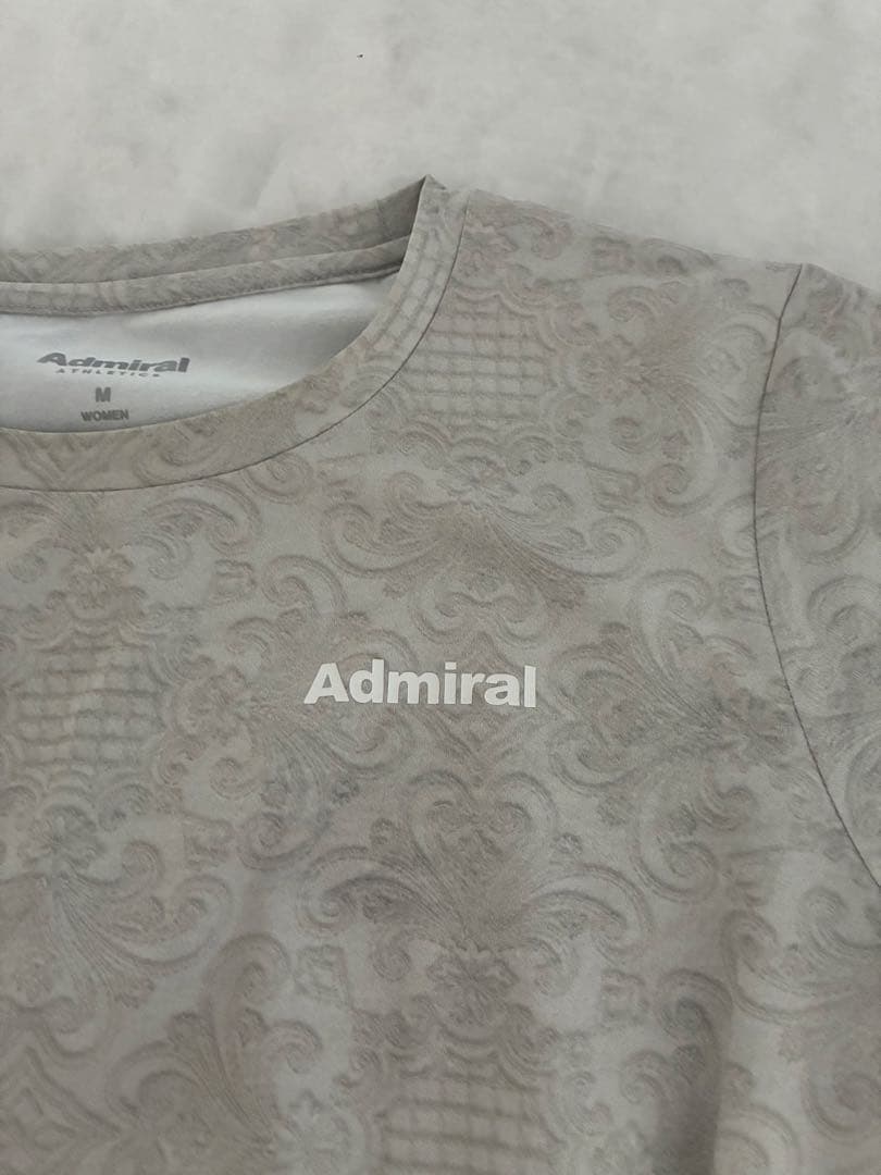 Admiral グレー模様入りTシャツ Mとスコート　上下セット