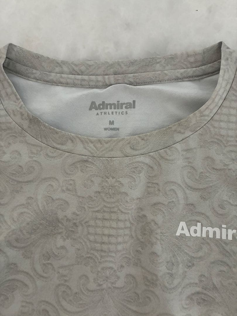 Admiral グレー模様入りTシャツ Mとスコート　上下セット
