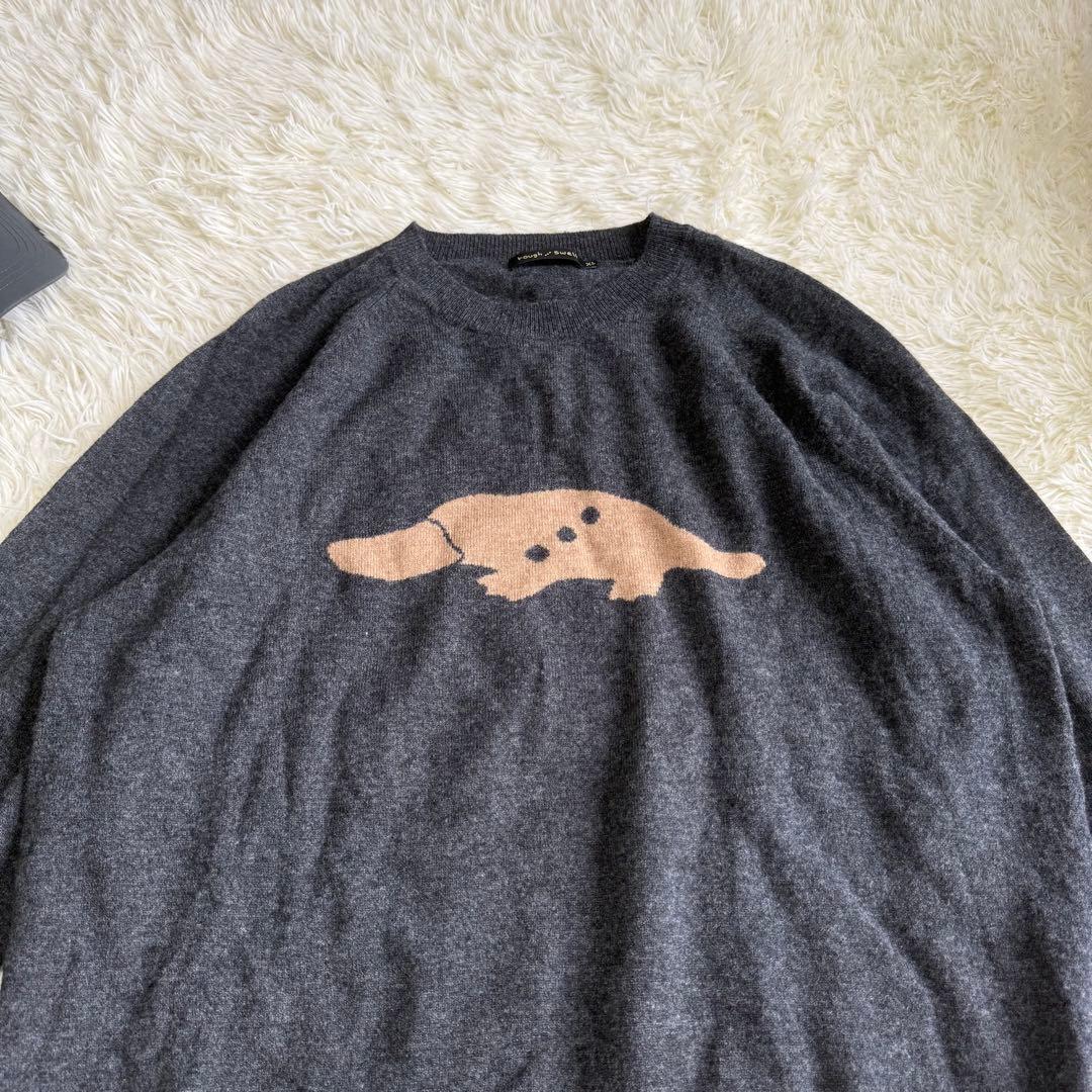 【ラフアンドスウェル】美品 ニットセーター グレー XLサイズ メンズ
