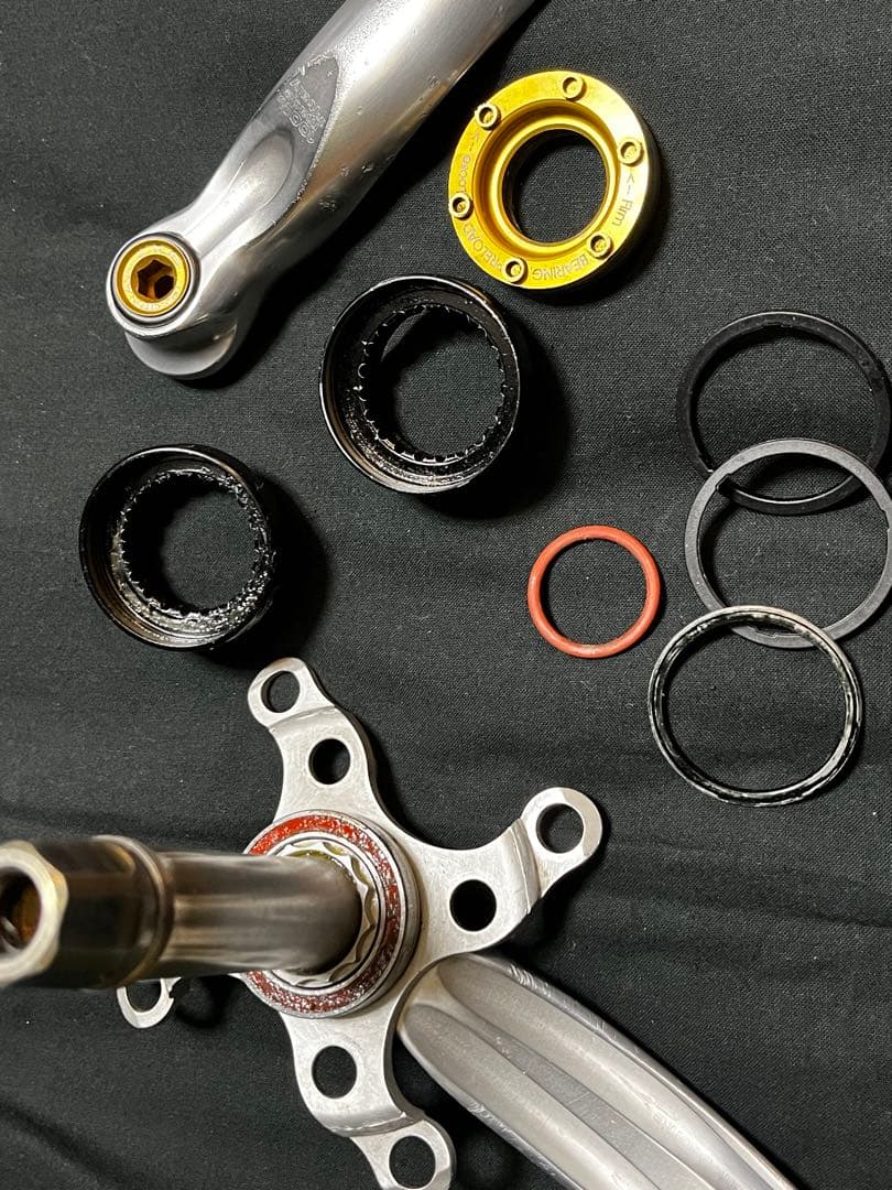 貴重 Extralite社 E-Bones 軽量クランク 生産終了 小径車等に
