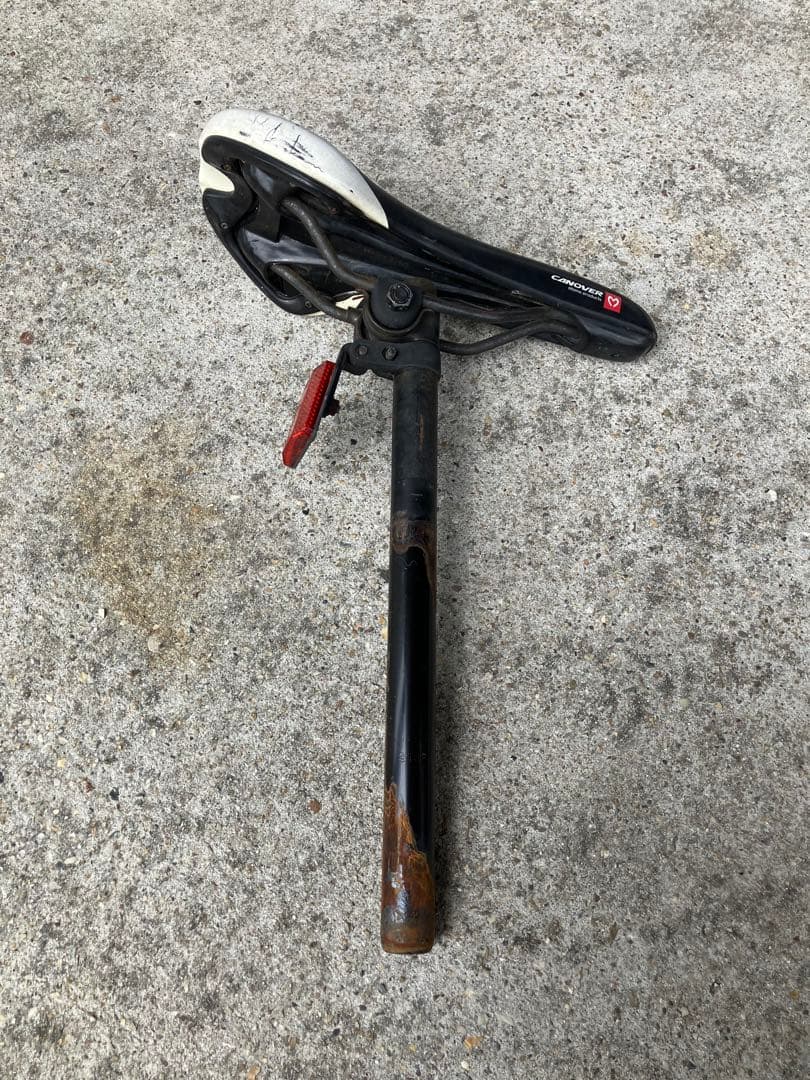 カノーバー自転車ホイール スプロケット付き フレンチバルブ サドル