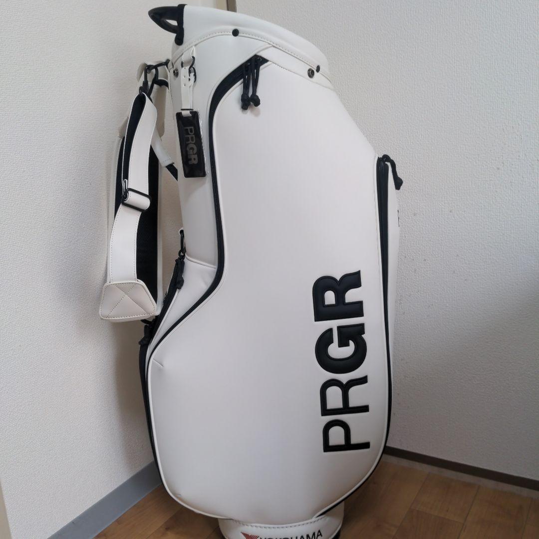 PRGR ゴルフバッグ ホワイト 4仕切り
