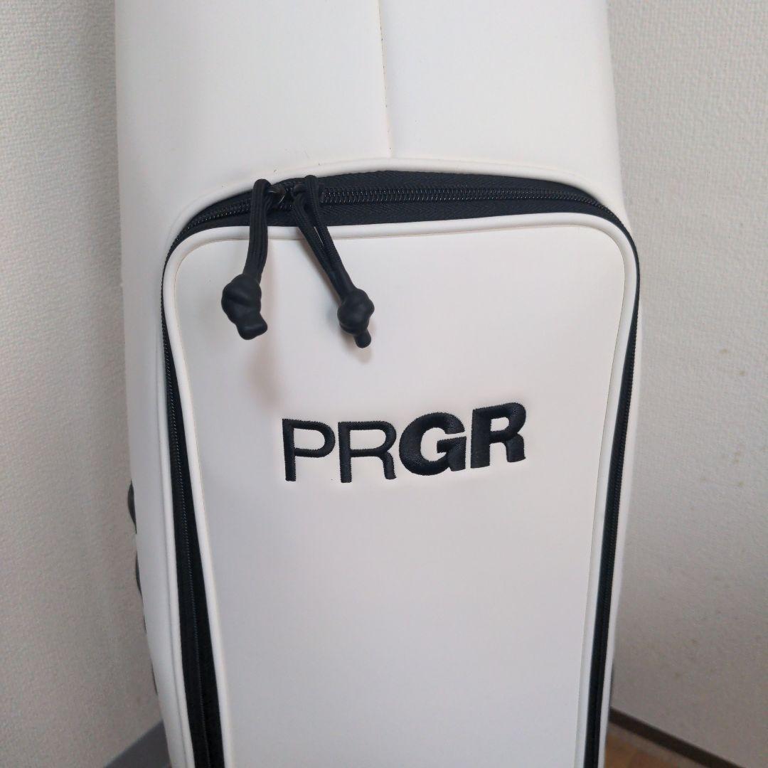 PRGR ゴルフバッグ ホワイト 4仕切り