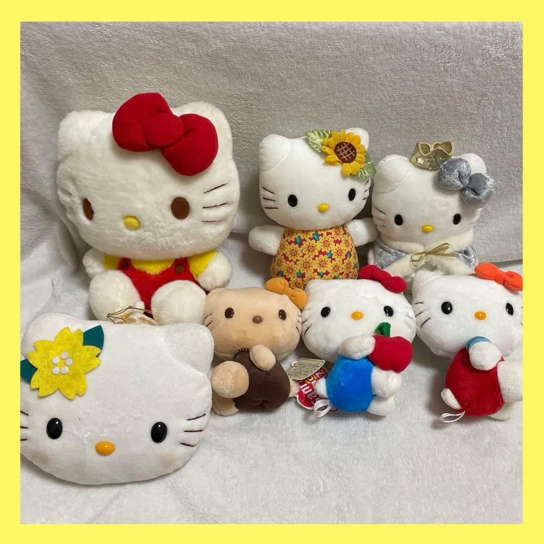 レア　ハローキティ ぬいぐるみ 7体セット